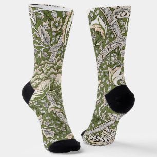 William Morris Windrush bloemen klassieker Sokken