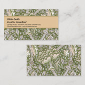 William Morris Windrush bloemen klassieker Visitekaartje (Voorkant / Achterkant)