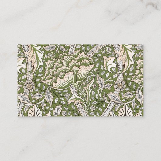 William Morris Windrush bloemen klassieker Visitekaartje (Achterkant)