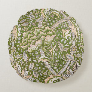 William Morris Windrush Bloemmotief Klassiek Rond Kussen