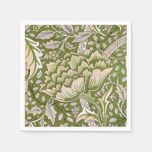 William Morris Windrush Bloemmotief Klassiek Servet
