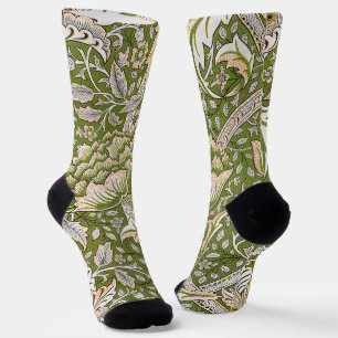 William Morris Windrush Bloemmotief Klassiek Sokken