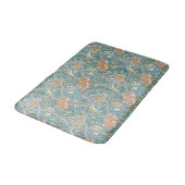 William Morris Windrush Bloempatroon Blauw Badmat (Gekanteld)
