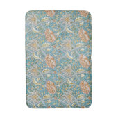 William Morris Windrush Bloempatroon Blauw Badmat (Voorkant Verticaal)