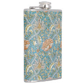 William Morris Windrush Bloempatroon Blauw Heupfles (Rechts)