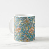 William Morris Windrush Bloempatroon Blauw Koffiemok (Voorkant links)