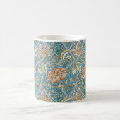 William Morris Windrush Bloempatroon Blauw Koffiemok (Center)