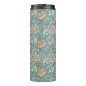 William Morris Windrush Bloempatroon Blauw Thermosbeker (Achterkant)