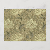 William Morris Windrush Bloempatroon: Vintage Briefkaart (Voorkant)