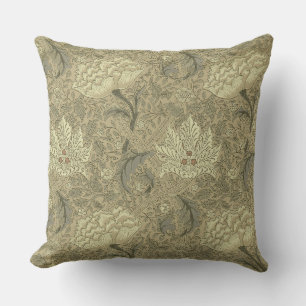 William Morris Windrush Bloempatroon: Vintage Buitenkussen