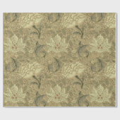 William Morris Windrush Bloempatroon: Vintage Cadeaupapier (Vlak)