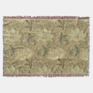 William Morris Windrush Bloempatroon: Vintage Deken