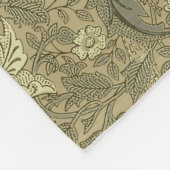 William Morris Windrush Bloempatroon: Vintage Fleece Deken (Hoek)