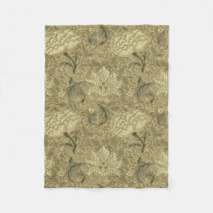 William Morris Windrush Bloempatroon: Vintage Fleece Deken