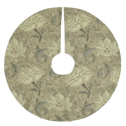 William Morris Windrush Bloempatroon: Vintage Kerstboom Rok (Voorkant)