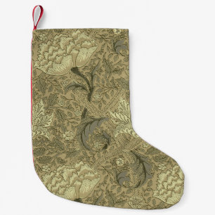 William Morris Windrush Bloempatroon: Vintage Kleine Kerstsok