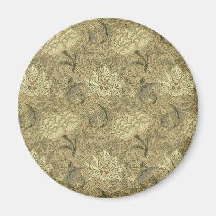 William Morris Windrush Bloempatroon: Vintage Magneet