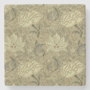 William Morris Windrush Bloempatroon: Vintage Stenen Onderzetter