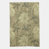 William Morris Windrush Bloempatroon: Vintage Theedoek (Verticaal)