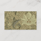 William Morris Windrush Bloempatroon: Vintage Visitekaartje (Achterkant)