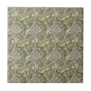 William * Morris Windrush Botantical Taupe Green   Tegeltje