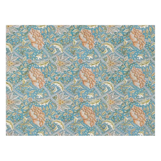 William Morris Windrush Floral Pattern Blue Tafelkleed (Voorkant (Horizontaal))