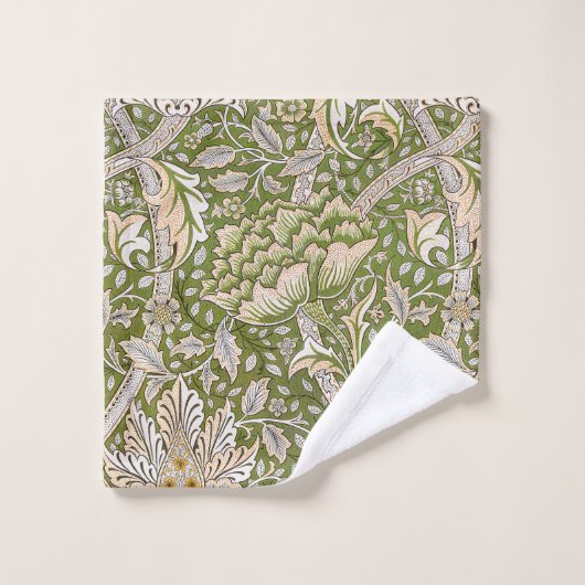 William Morris Windrush Floral Pattern Classic Bad Handdoek (Wasdoekje)