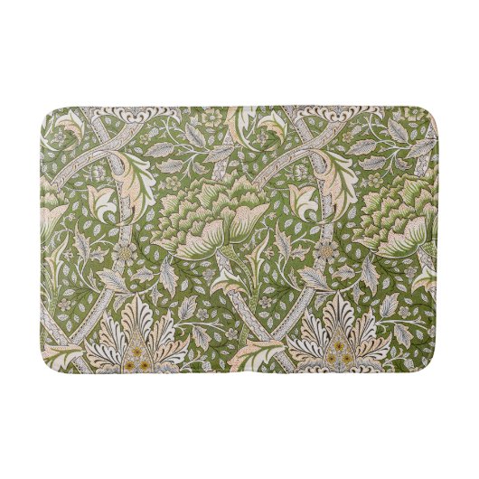 William Morris Windrush Floral Pattern Classic Badmat (Voorkant)