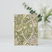 William Morris Windrush Floral Pattern Classic Briefkaart (Staand voorkant)