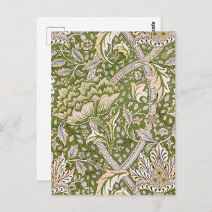 William Morris Windrush Floral Pattern Classic Briefkaart