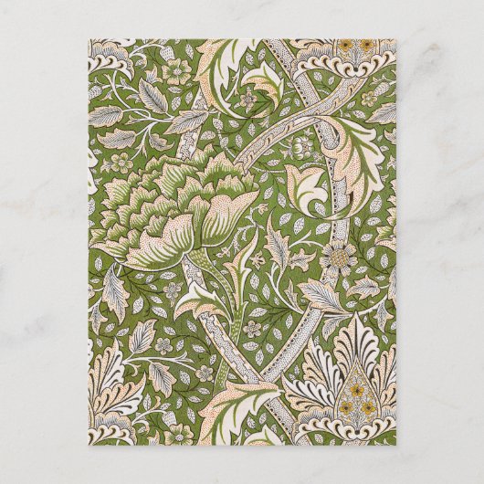 William Morris Windrush Floral Pattern Classic Briefkaart (Voorkant)