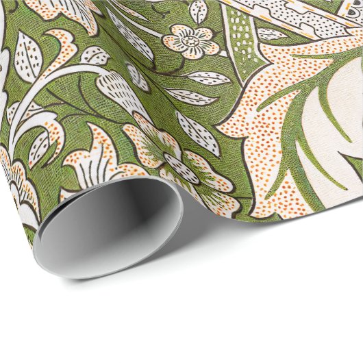 William Morris Windrush Floral Pattern Classic Cadeaupapier (Rol Hoek)