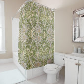 William Morris Windrush Floral Pattern Classic Douchegordijn (In situ)