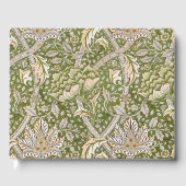 William Morris Windrush Floral Pattern Classic Gastenboek (Voorkant)