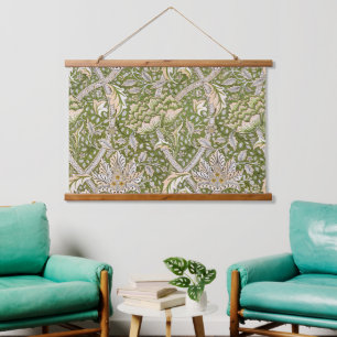 William Morris Windrush Floral Pattern Classic Hangend Wandkleed