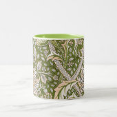 William Morris Windrush Floral Pattern Classic Tweekleurige Koffiemok (Center)