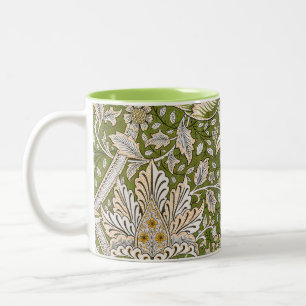 William Morris Windrush Floral Pattern Classic Tweekleurige Koffiemok