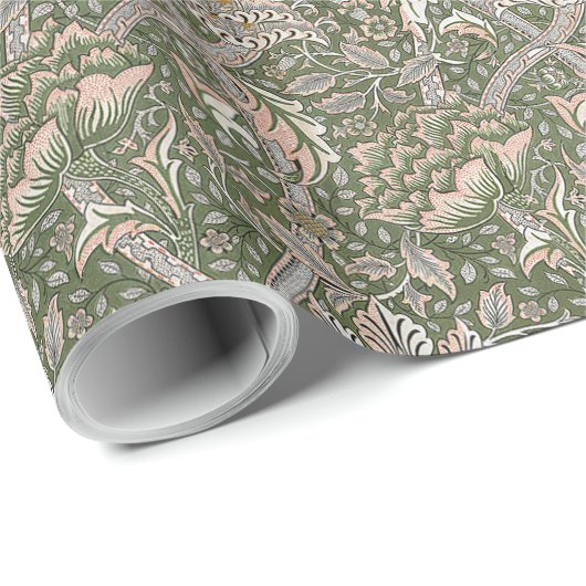 William Morris Windrush Flowers Foliage Cadeaupapier (Rol Hoek)