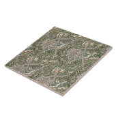 William Morris  Windrush Flowers Foliage Tegeltje (Zijkant)