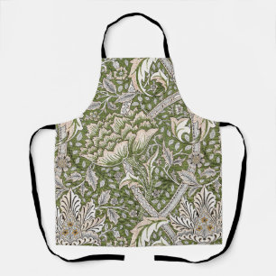: William Morris Windrush Groen Patroon: Vintage Schort