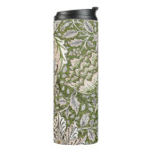 : William Morris Windrush Groen Patroon: Vintage Thermosbeker (Gedraaid links)