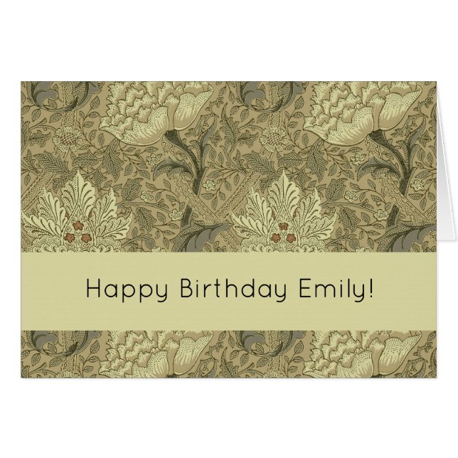 William Morris Windrush Wallpaper Pattern (Voorkant Horizontaal)