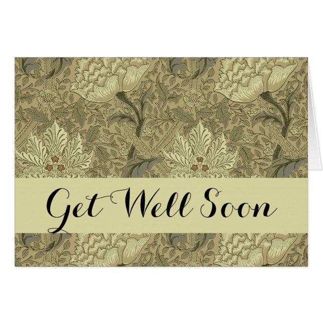 William Morris Windrush Wallpaper Pattern (Voorkant Horizontaal)