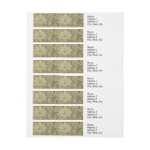 William Morris Windrush Wallpaper Pattern Adreslabel Wikkel (Vel)