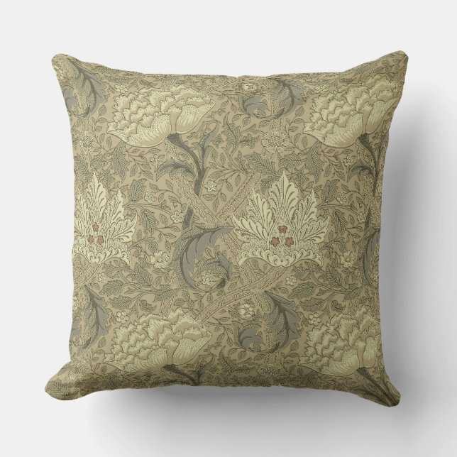 William Morris Windrush Wallpaper Pattern Buitenkussen (Voorkant)