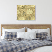 William Morris Windrush Wallpaper Pattern Canvas Afdruk (Insitu (Slaapkamer))