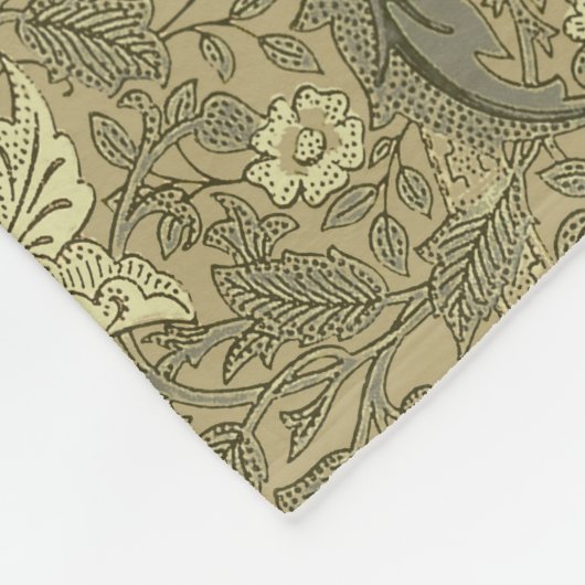 William Morris Windrush Wallpaper Pattern Fleece Deken (Hoek)