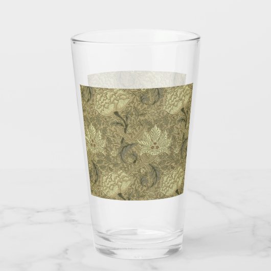 William Morris Windrush Wallpaper Pattern Glas (Achterkant)