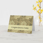 William Morris Windrush Wallpaper Pattern Kaart (Gele Bloem)