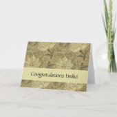 William Morris Windrush Wallpaper Pattern Kaart (Voorkant)